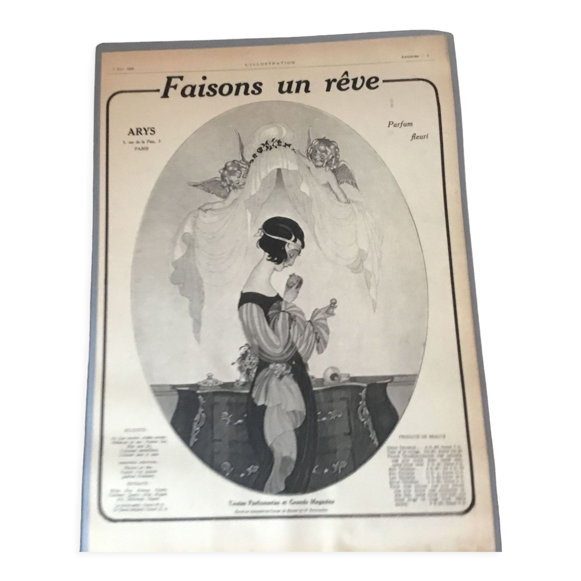 Vintage advertising to frame arys