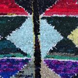 Authentic Moroccan Berber carpet kilim boucherouite 215X145 cm T49156