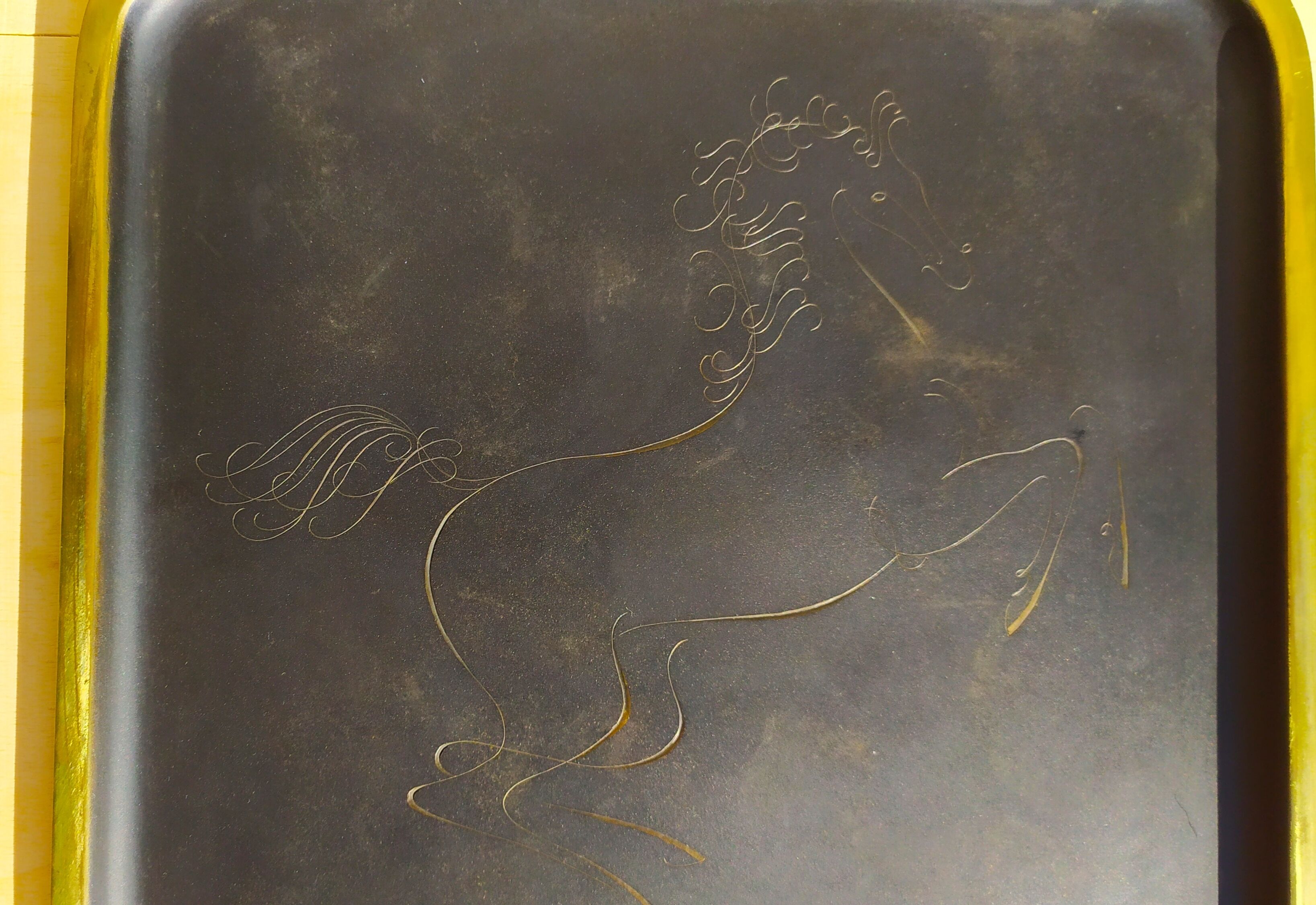 Brass Tray by Karl Hagenauer, 1930s