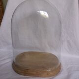 Napoleon III wedding globe with oak base