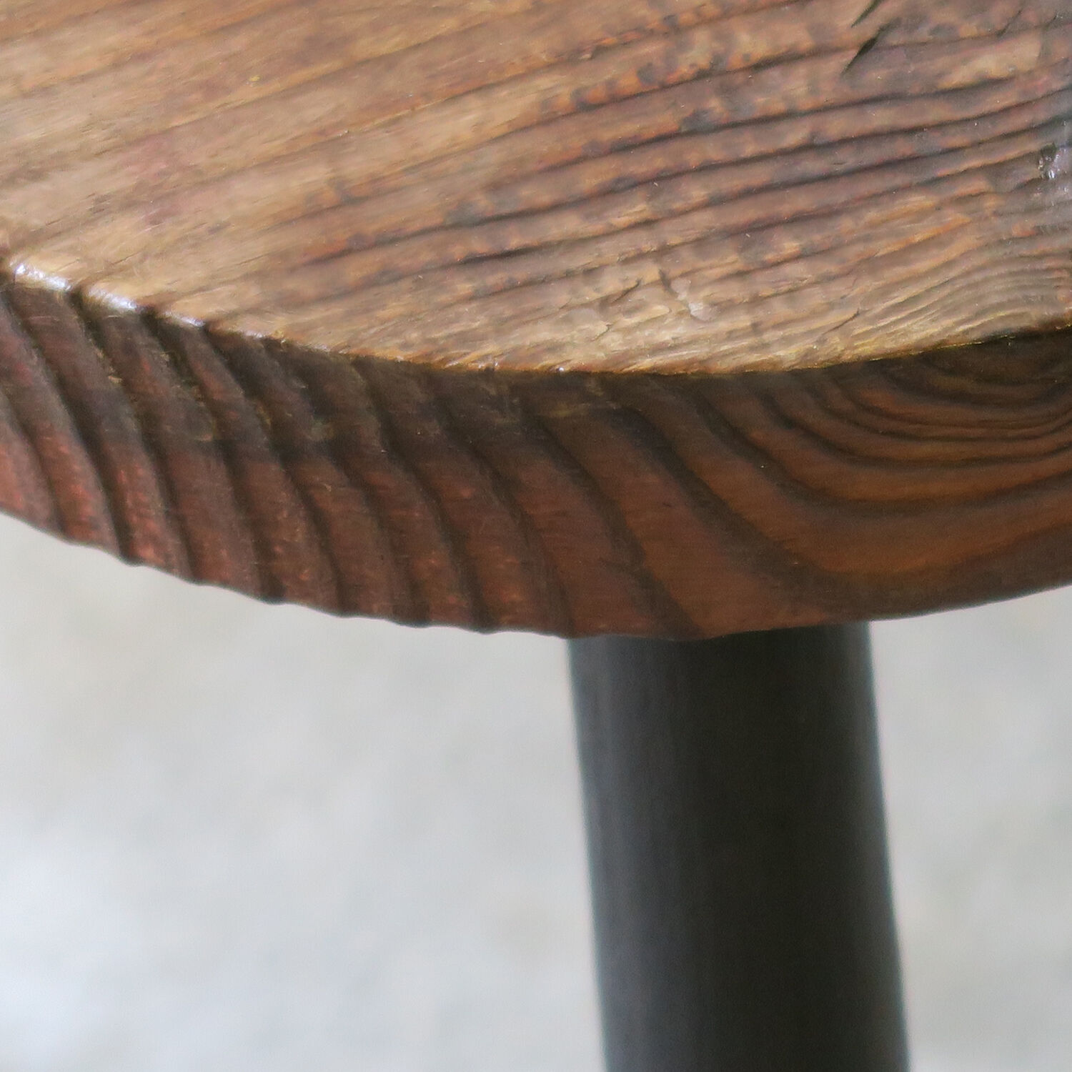 Pair of tripod farm stools