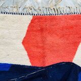 Handmade wool Berber carpet size 150 x 250 cm