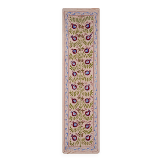 Hand-knotted rug, vintage Turkish rug 53x190 cm