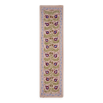 Hand-knotted rug, vintage Turkish rug 53x190 cm