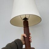 Art Deco solid wood table lamp