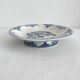Low iron earthenware compote dish with Gien eagle decoration