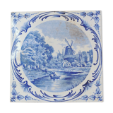 Flattened tile St Amand Nord Hamage