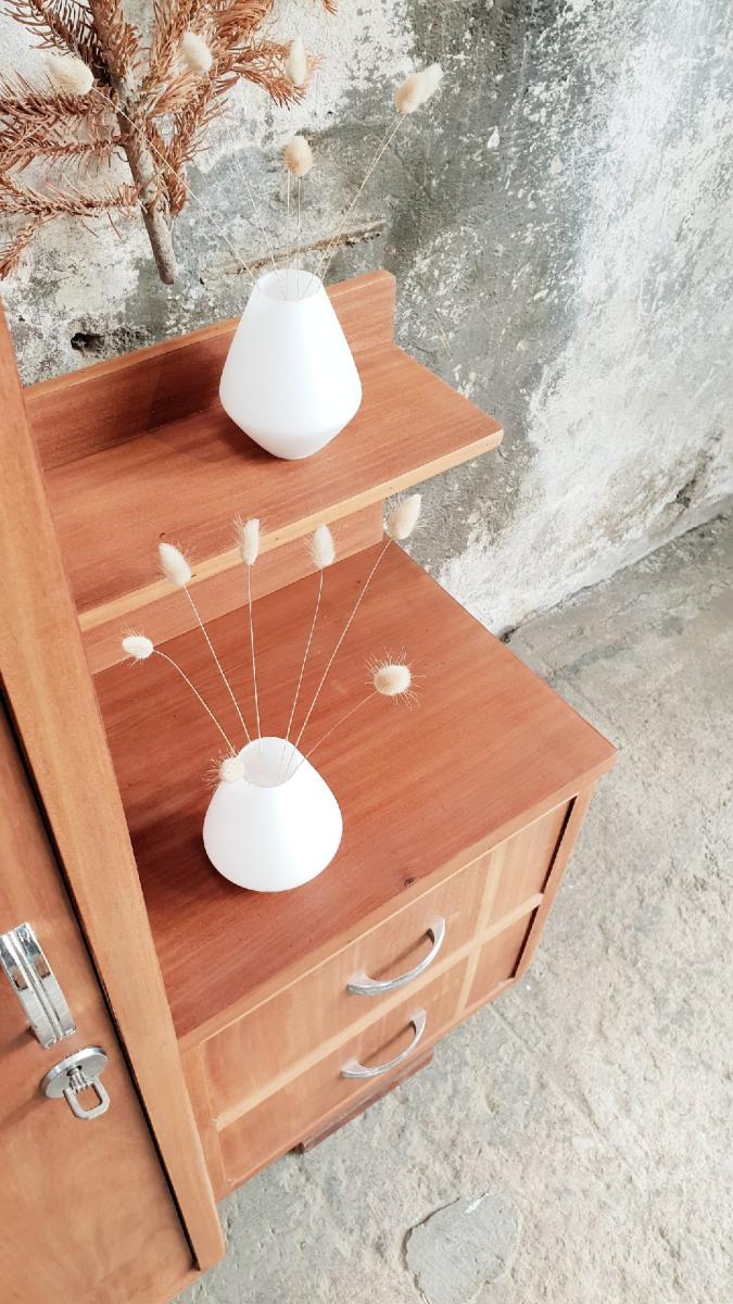 Vintage asymmetrical wardrobe