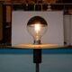 Minimalist chrome glass floor lamp, Bauhaus style floor lamp.