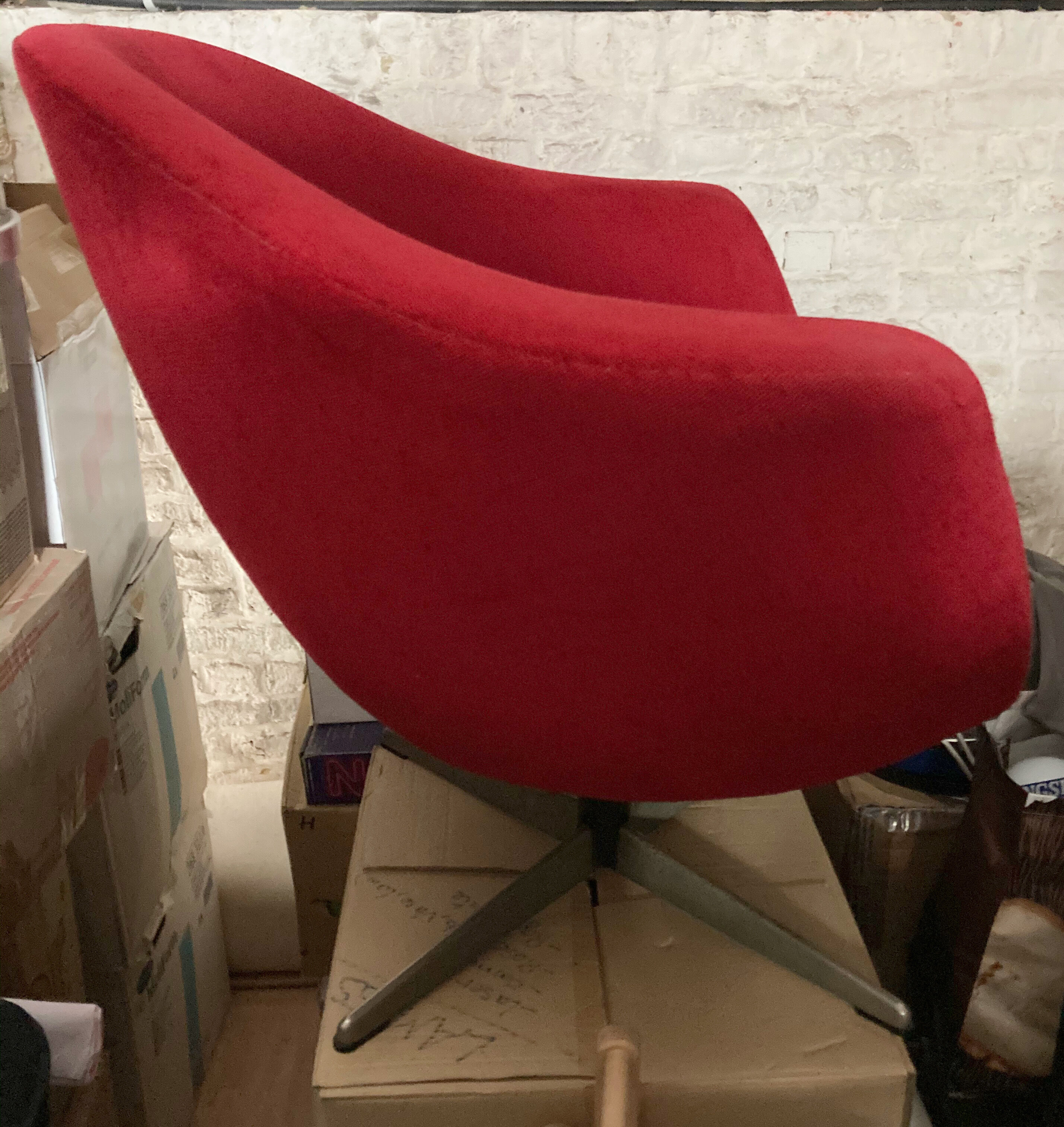 Fauteuil coquille vintage 1960
