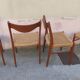 Series of 4 chairs by Bender Madsen and Ejner Larsen for Stølefabrik