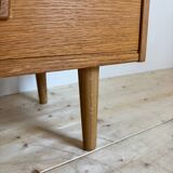 Oak chest of drawers, Denmark 1960