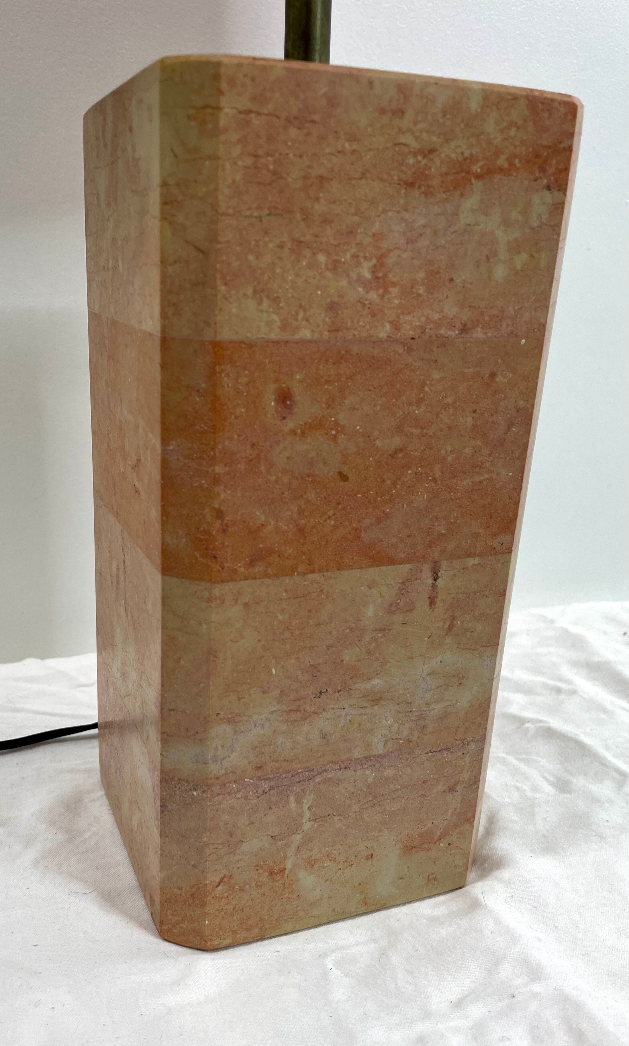 Lampe à poser en marbre vintage