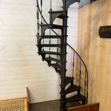 Cast iron spiral staircase