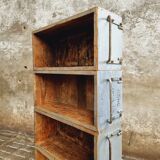 Industrial cabinet bookcase