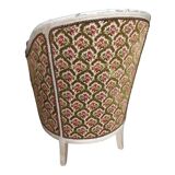 Three armchairs and an ottoman 1925 Art Deco