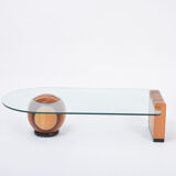 Table basse italienne des années 1970 par Massimo et Lella Vignelli pour Casigliani