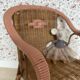 Wicker armchair