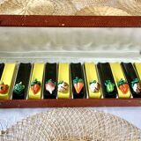 Box of 12 ceramic knife holders slip 50s