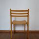 6 chaises en bois empilables