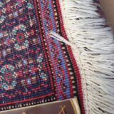 Fully handmade wool prayer rug