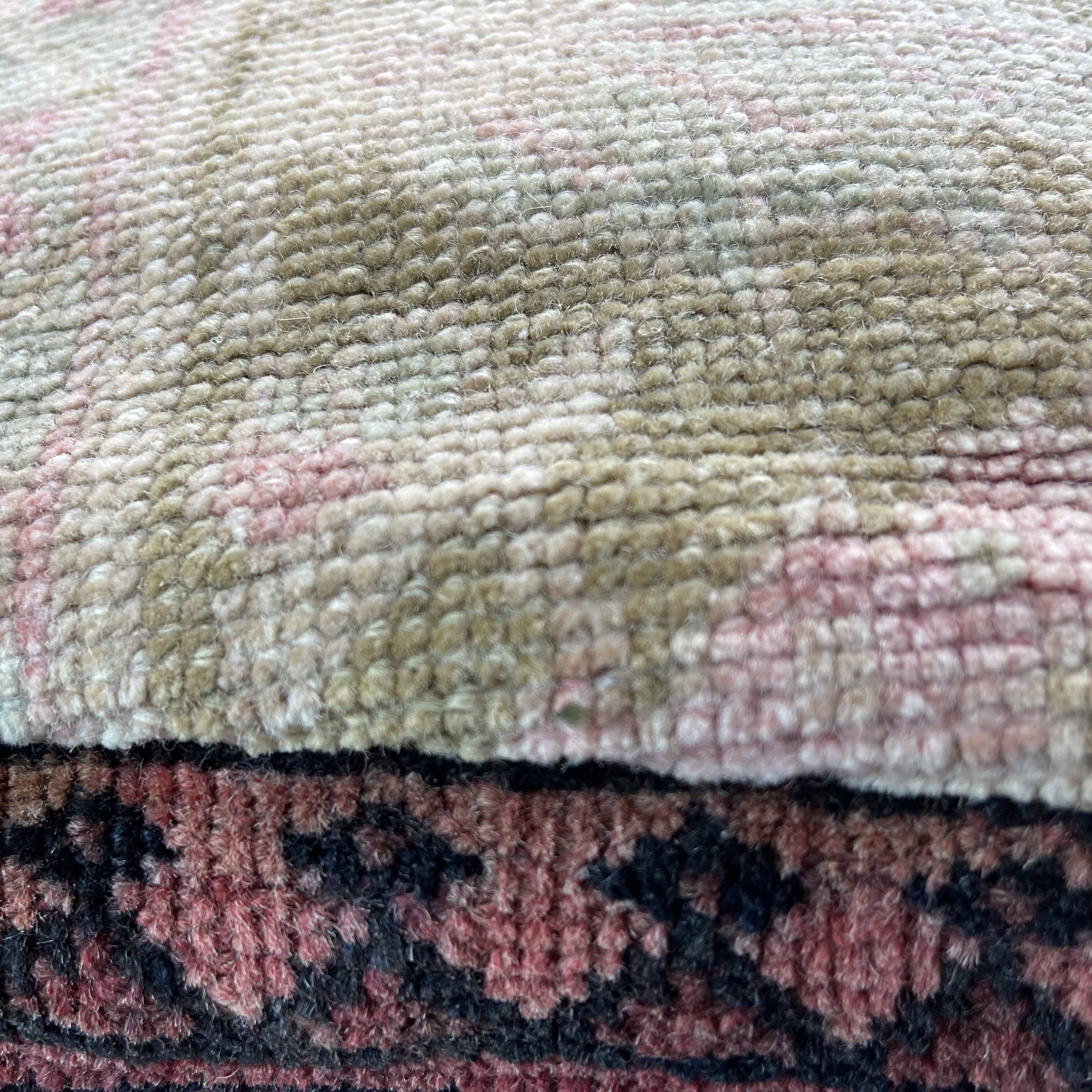 Vintage Turkish Patchwork Rug Cushion Cover 40x40 cm