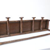 Rattan wall coat holder