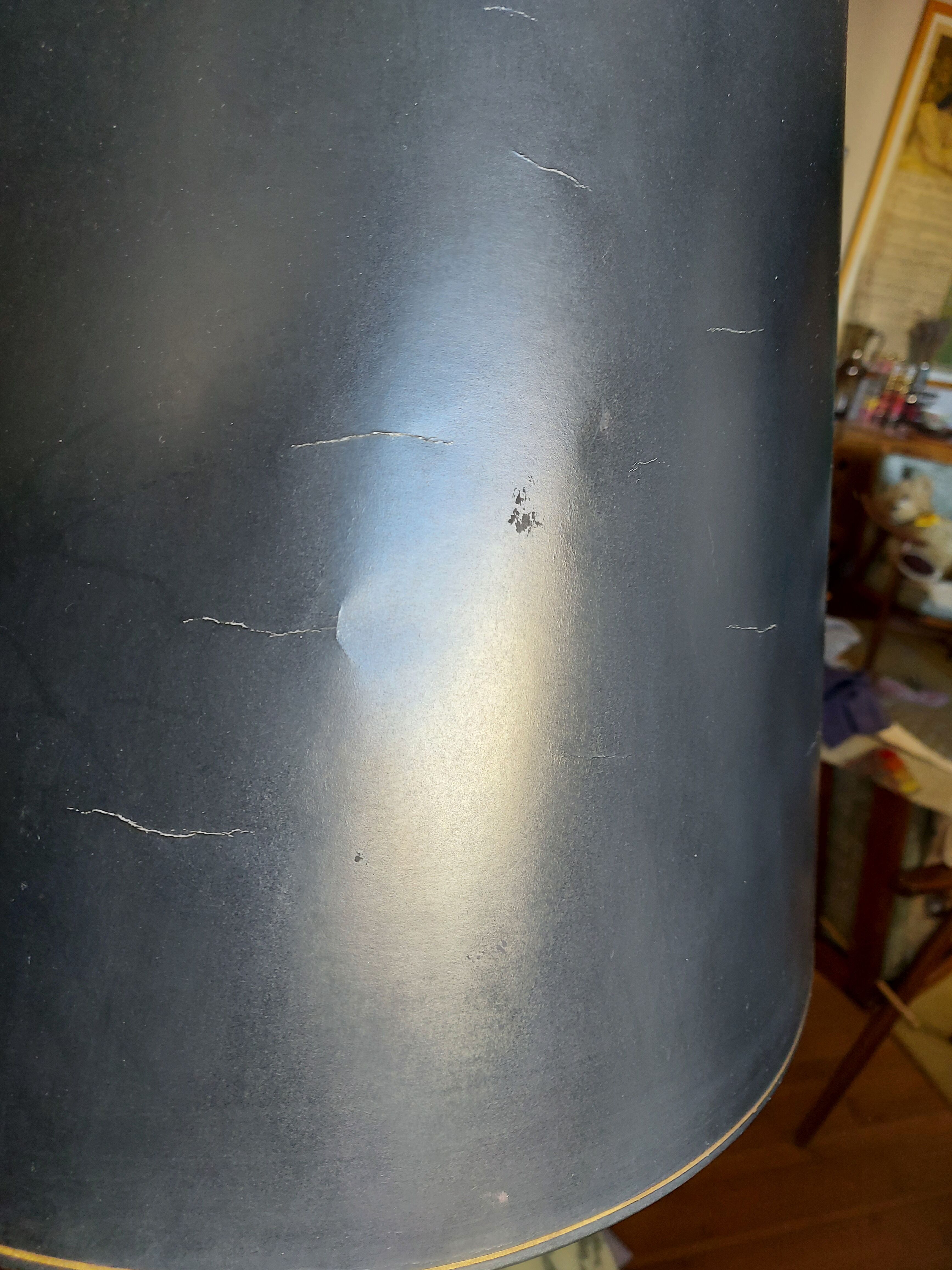 Large lamp, bouquet of vintage anemone flowers, gold metal, Hans Kogl