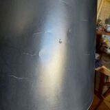 Large lamp, bouquet of vintage anemone flowers, gold metal, Hans Kogl