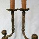 Paire de lampes en bronze