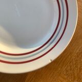 Set of 4 flat plates vintage Francoise model