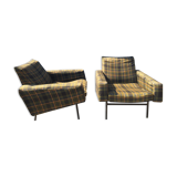 Pair of armchairs G10, Pierre Guariche for Airborne