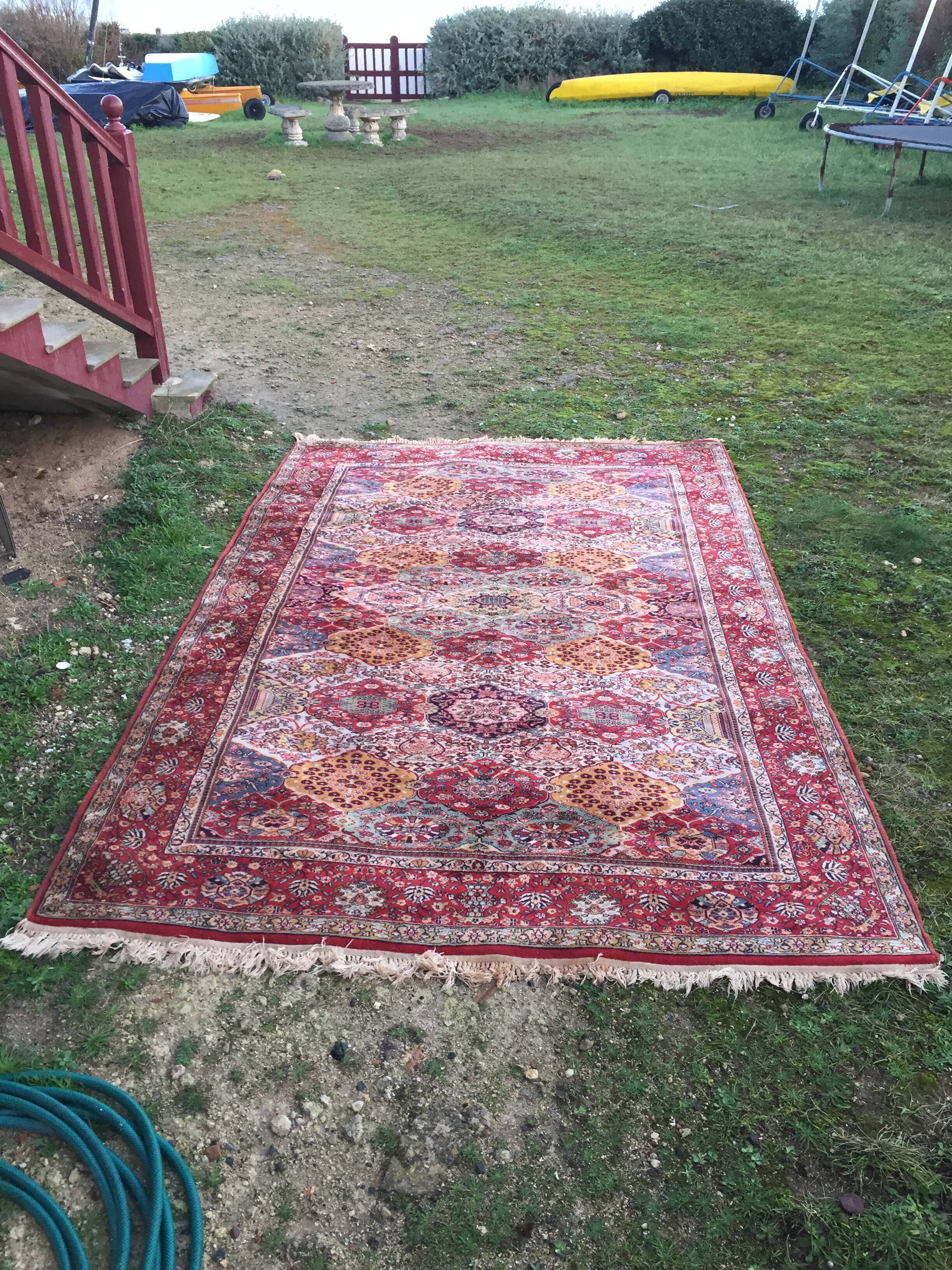 Tapis artisanal Asie centrale 194 x 302 cm