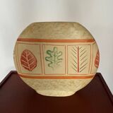 Vase vintage forme lentille