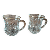 Set of 2 stylish glasses/cups