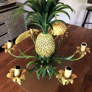 Vintage 1950s pineapple chandelier by Maison Charles.