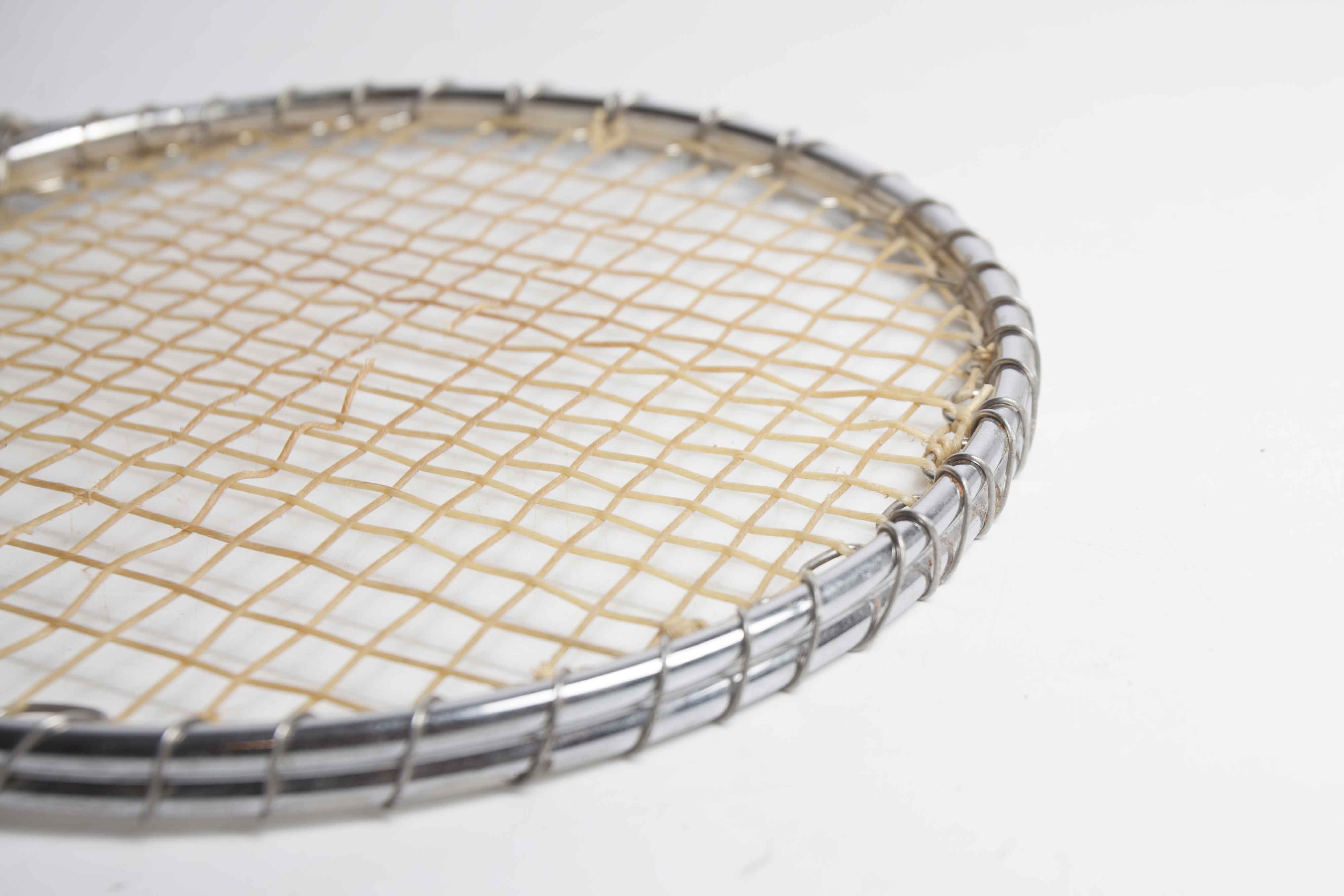Jimmy Connors 1970 metal chrome racket