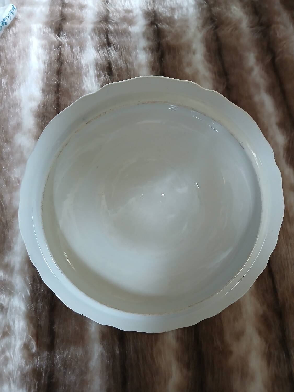 Antique soup tureen in ironstone