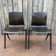 Vintage Galvanitas S22 chair by Wim Rietveld, dark brown