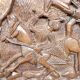 Important Monoxyle Panel, Bamoun Bas-Relief, Cameroon, Circa 1960
