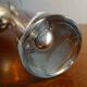 4 high glasses Heavy bullet glass Carlo Moretti Italy 1980 signed