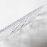 Set of 4 Kosta Boda Tropic Glass Dessert Plates, Scandinavian Fruit Design