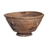 Antique Primitive French Wooden Bowl