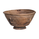 Bol en bois Français primitif antique