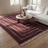 Traditional handwoven Berber rug size 150x250 cm
