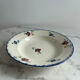 Mary-Lou hand-painted deep plate Digoin Sarreguemines