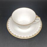 White and gilded Limoges porcelain tea/coffee service – MPM0724SV1