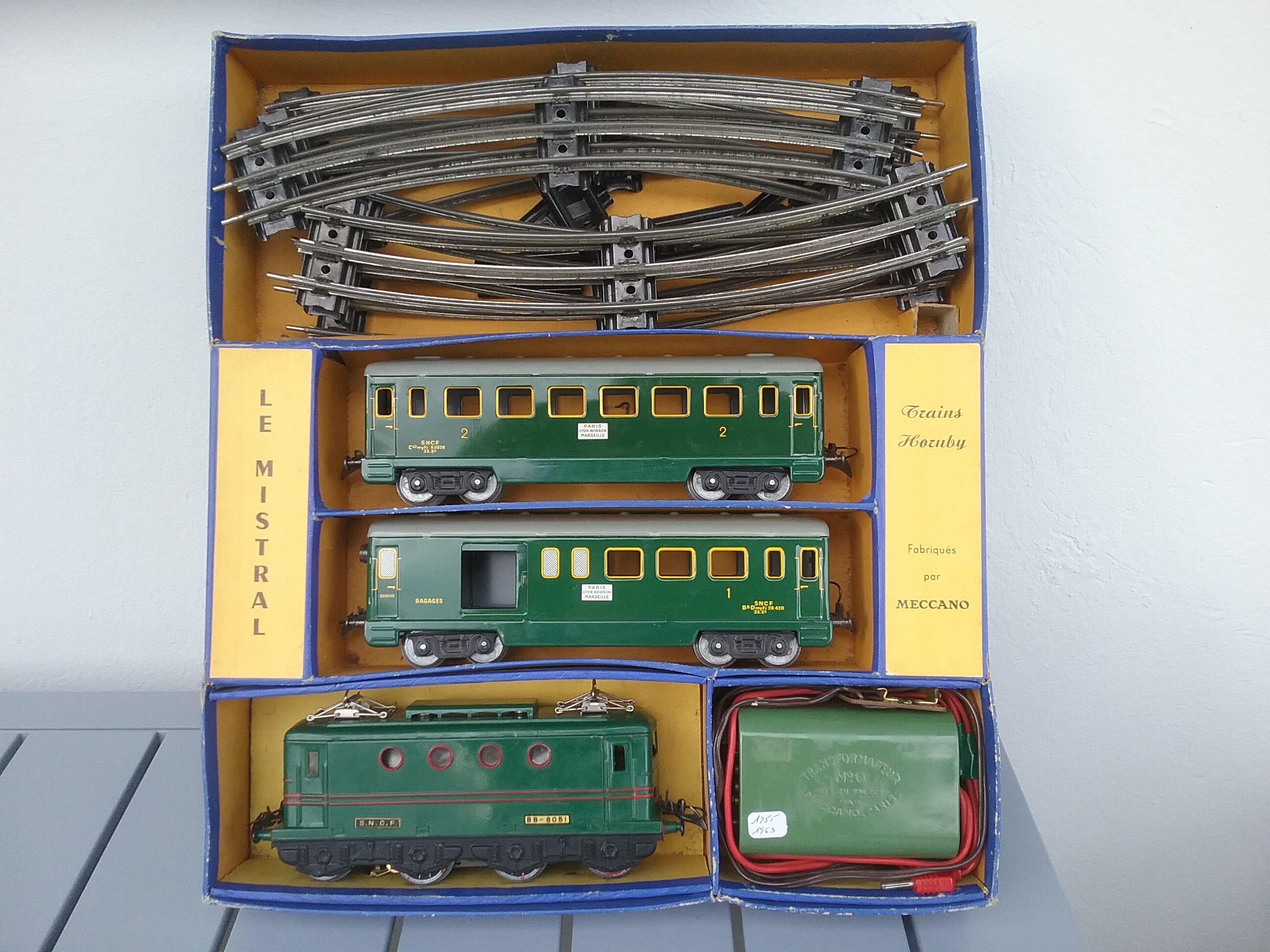 Hornby train box set by Meccano the Mistral