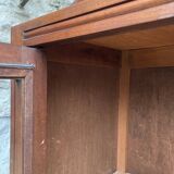 Vintage glass-fronted cabinet