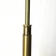 E-reader floor lamp in brass and gold metal 1970